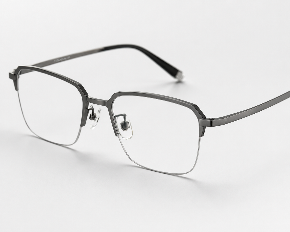 Opticien werkt aan een bril in het Jacq lens lab